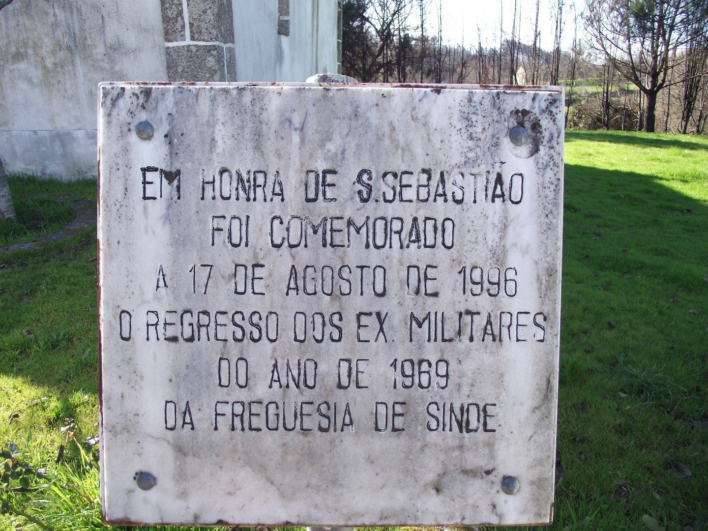 Lápide Cap. S. Sebastião