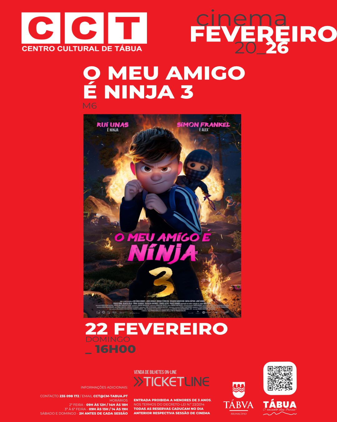 Cinema “O Meu Amigo É Ninja 3”