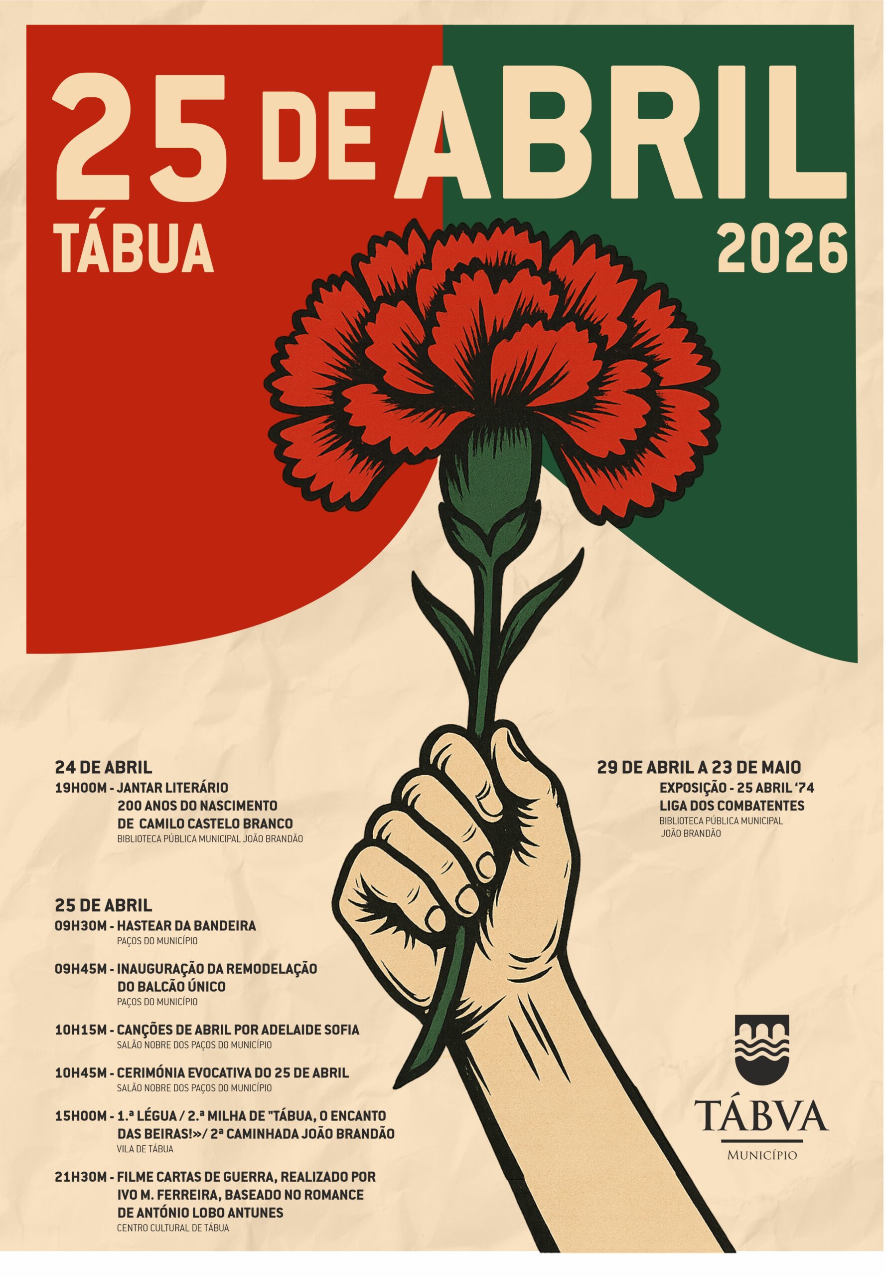 25 Abril – Comemorações