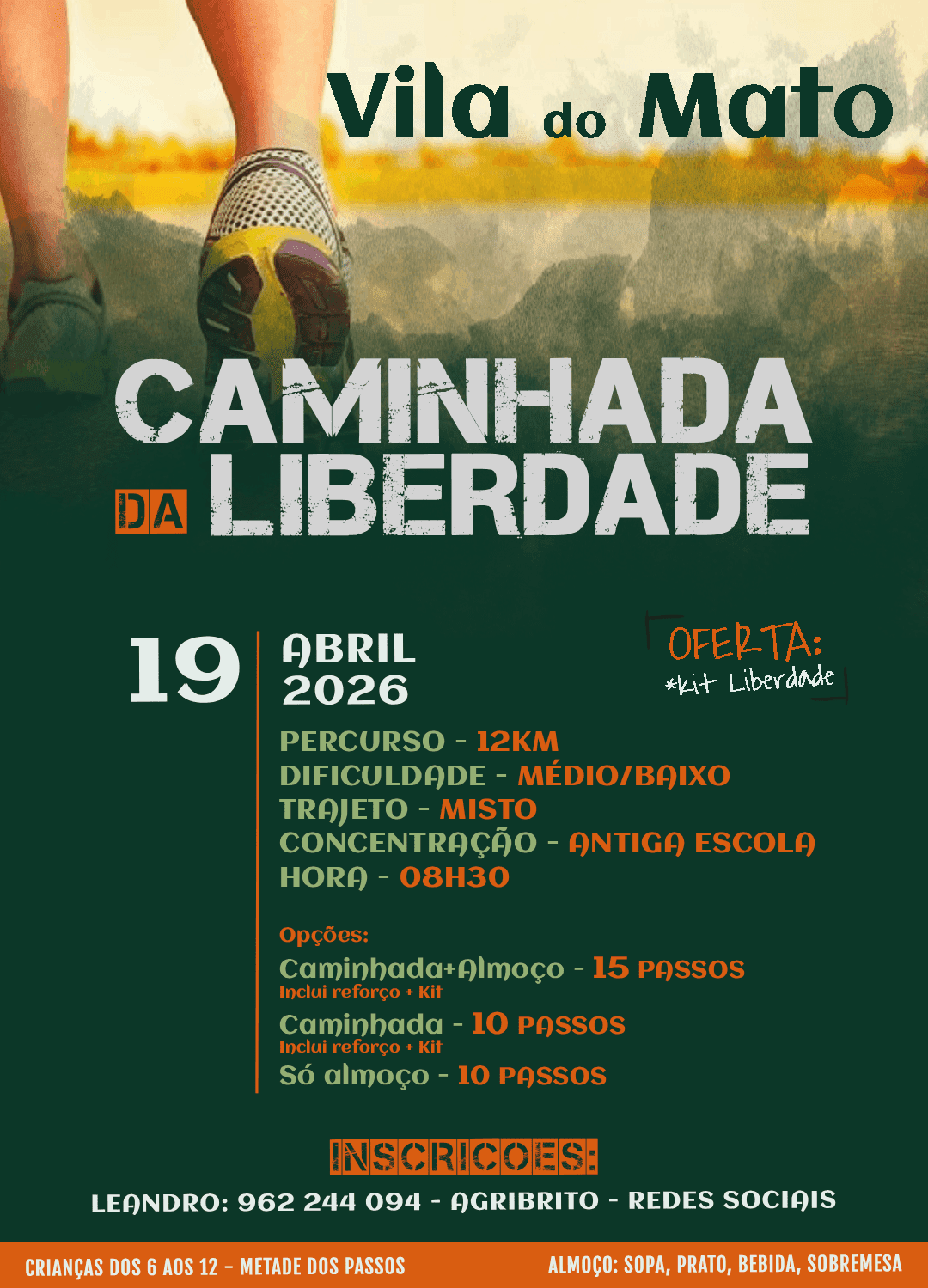 Caminhada – Vila do Mato