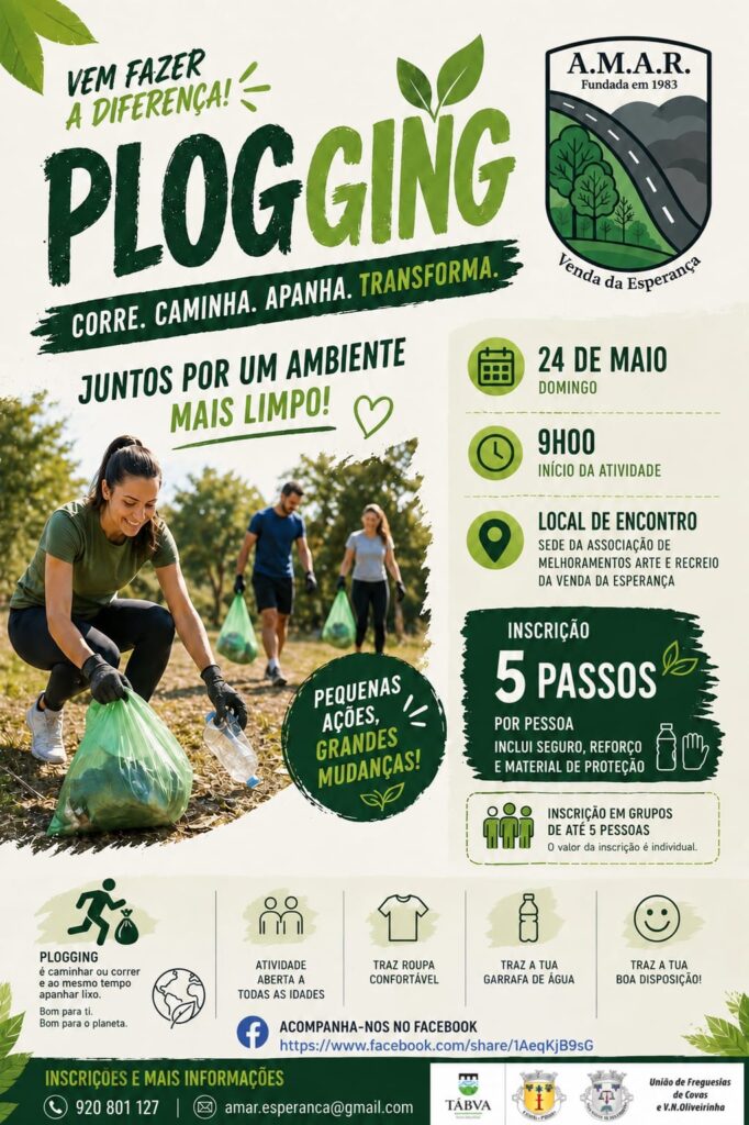 Plogging – Venda da Esperança