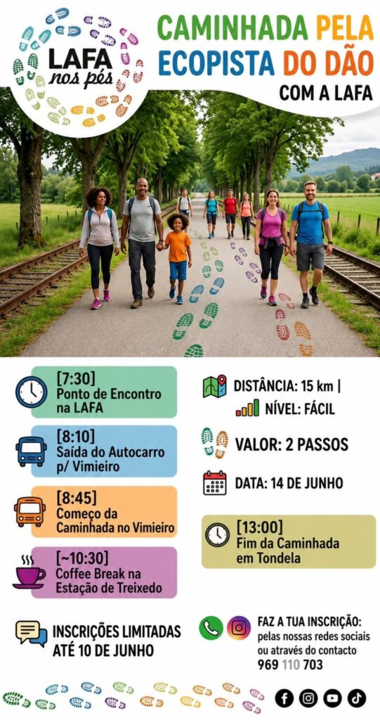 Caminhada pela Ecopista do Dão