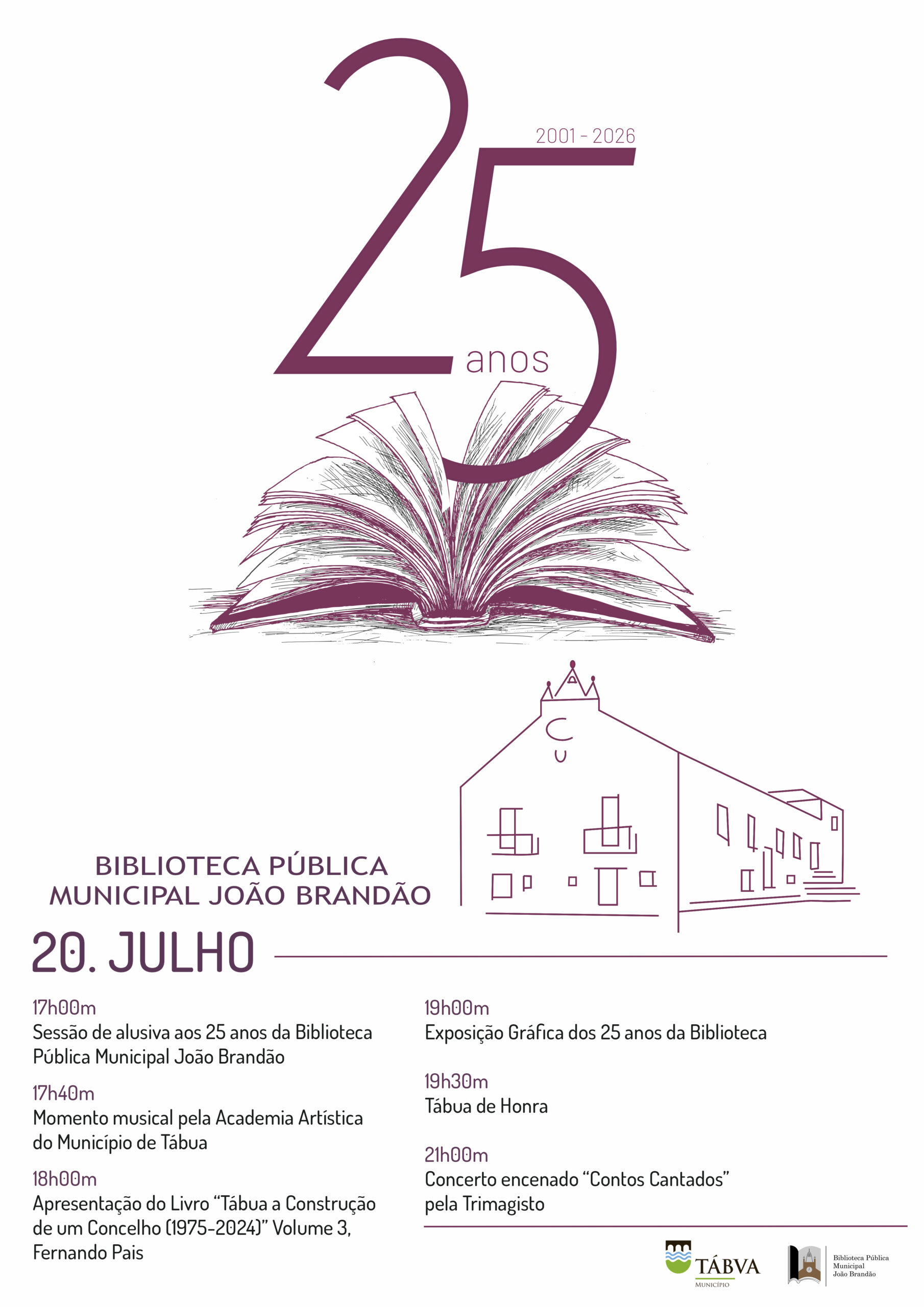 25 Aniversário Biblioteca Pública Municipal João Brandão