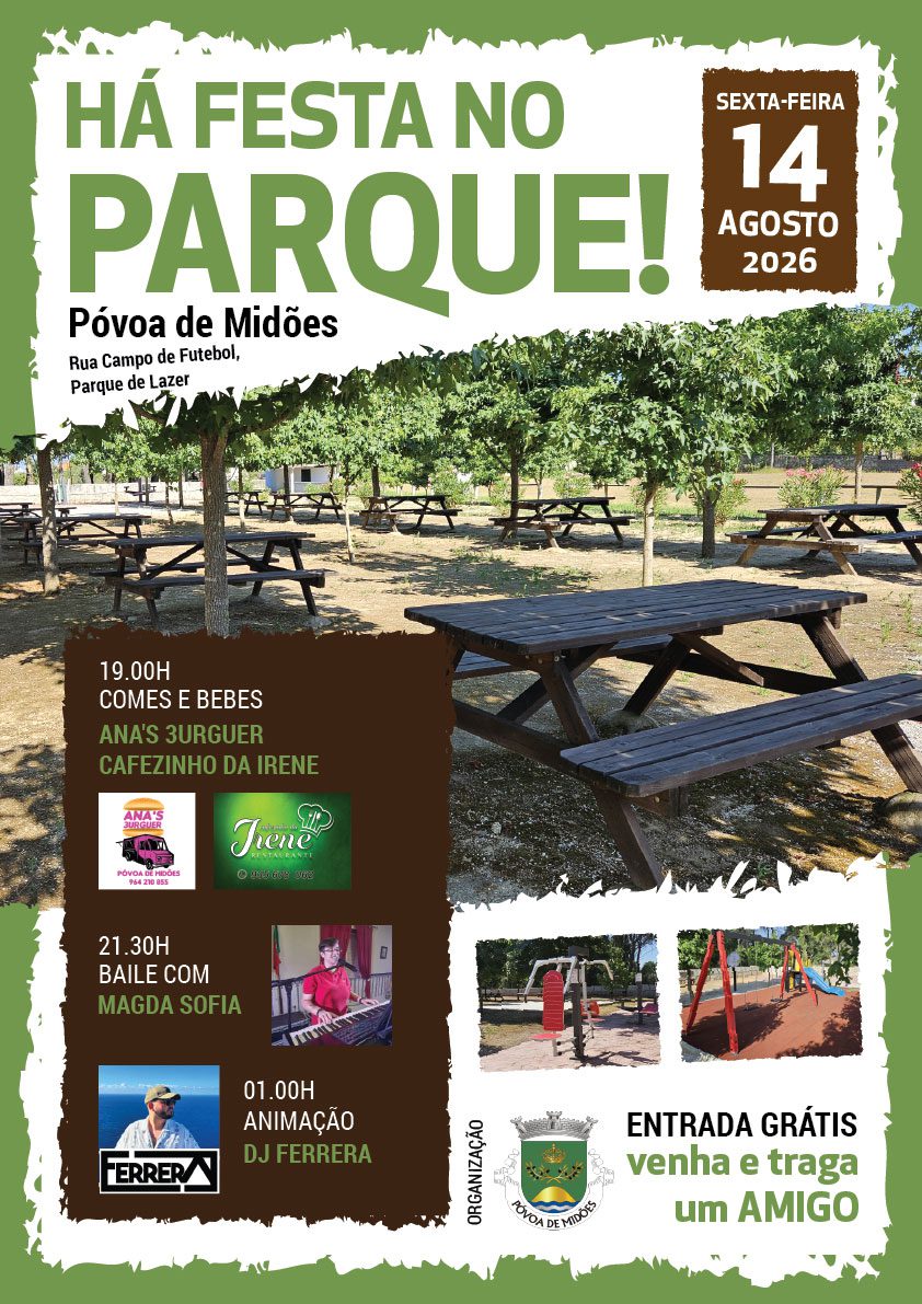 Há festa no parque