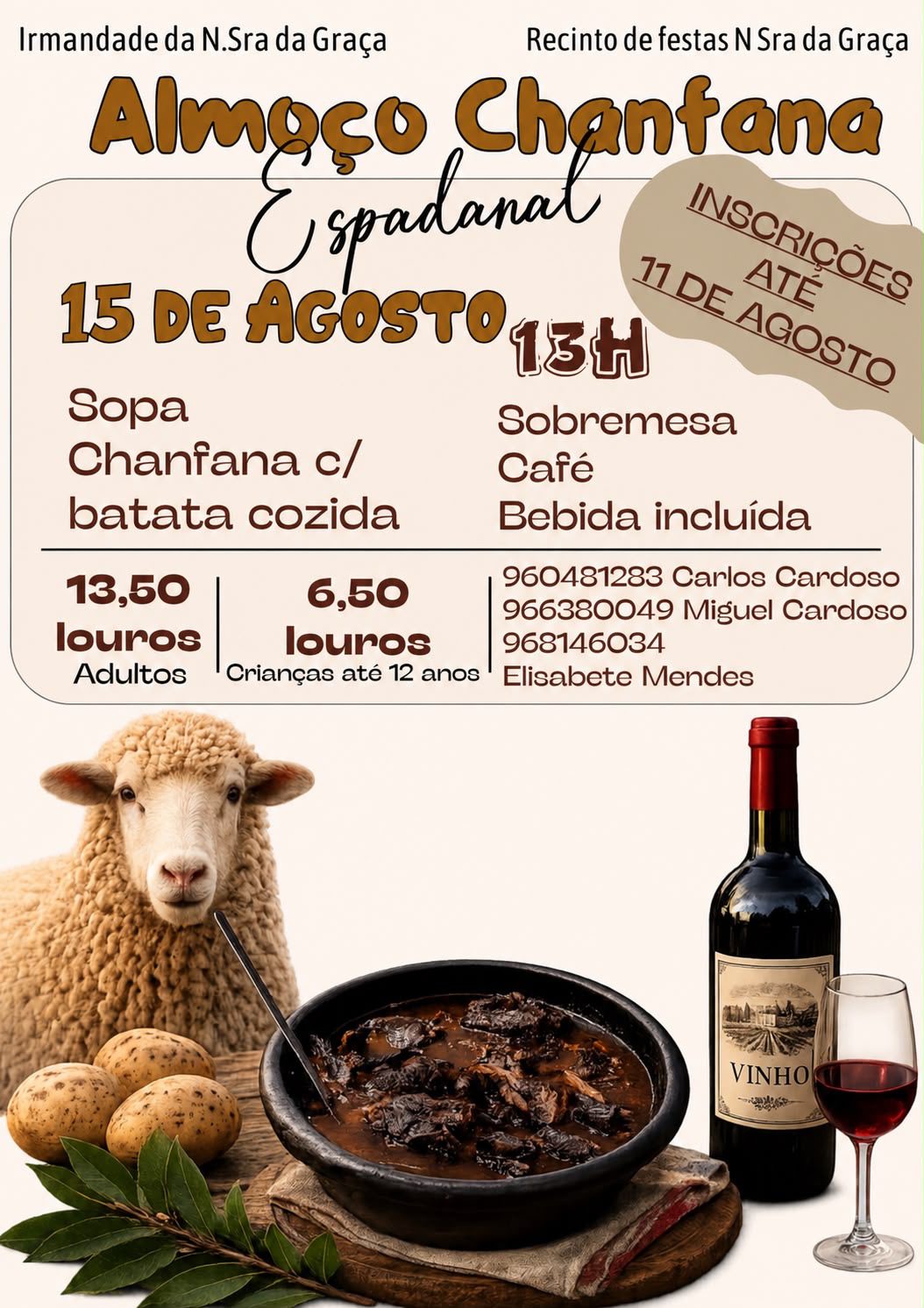 Almoço Chanfana Espadanal