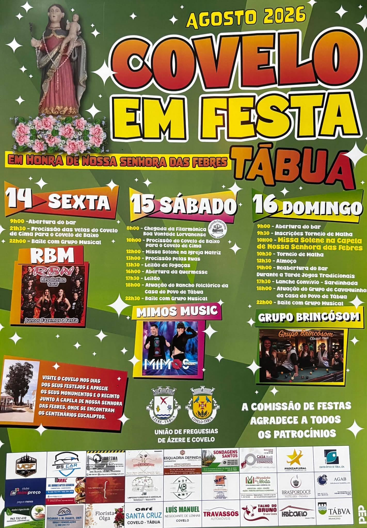 Festas em Honra de Nossa Senhora das Febres – Covelo em Festa