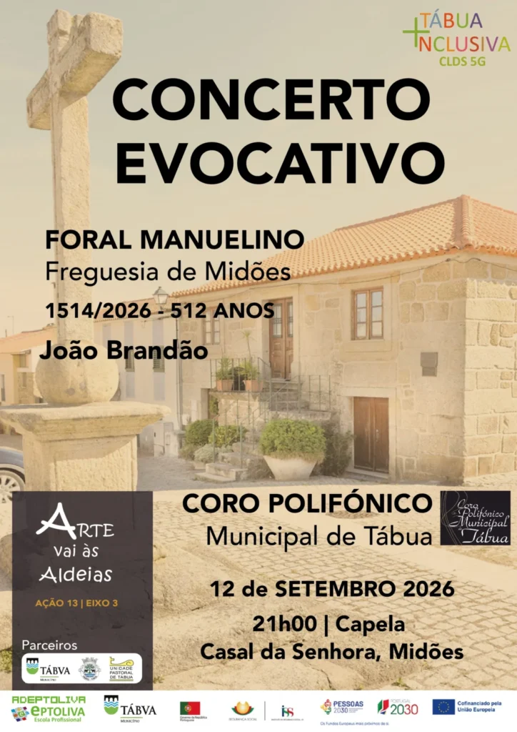 Arte vai às Aldeias – Concerto Evocativo – Midões