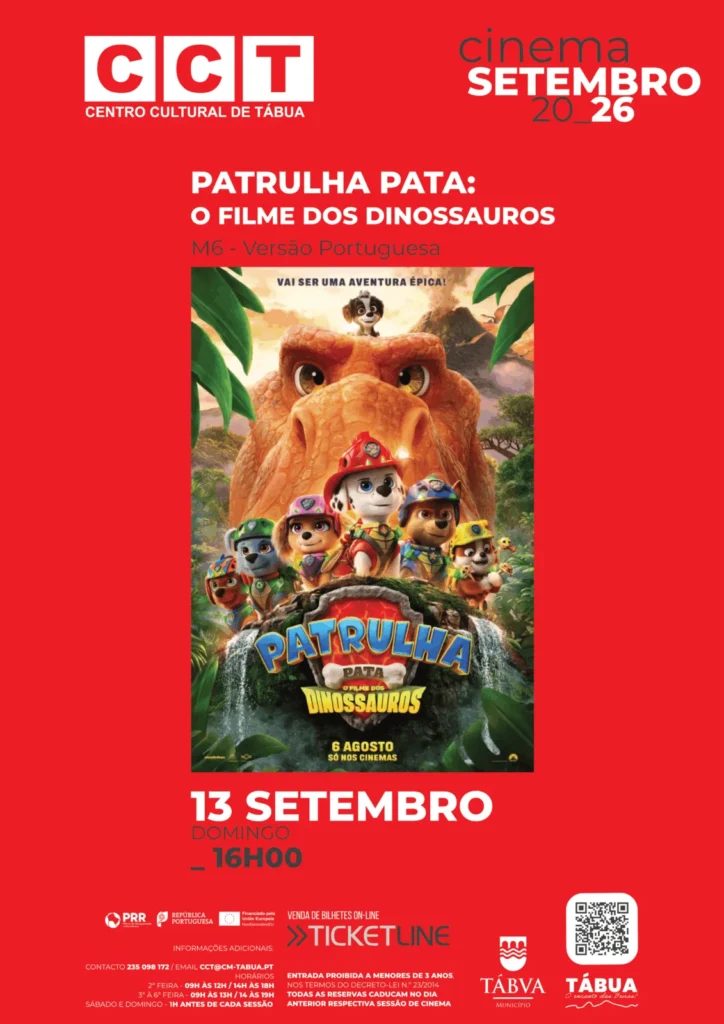 Cinema – “Patrulha Pata: O Filme dos Dinossauros”