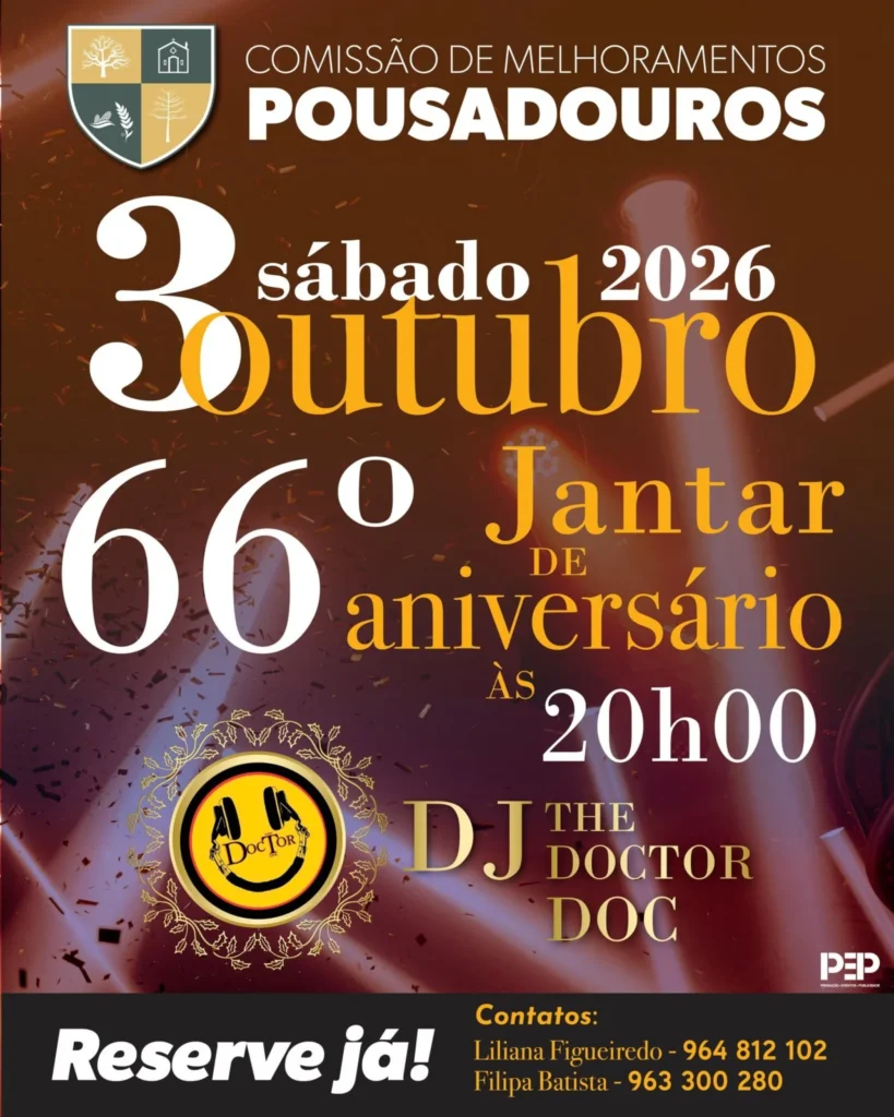66º aniversário – Comissão de Melhoramentos de Pousadouros