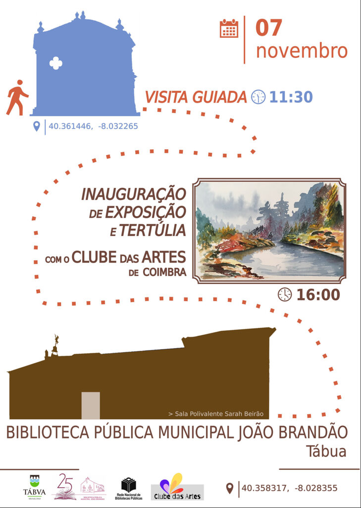 Visita guiada e Inauguração de Exposição do Clube de Artes de Coimbra