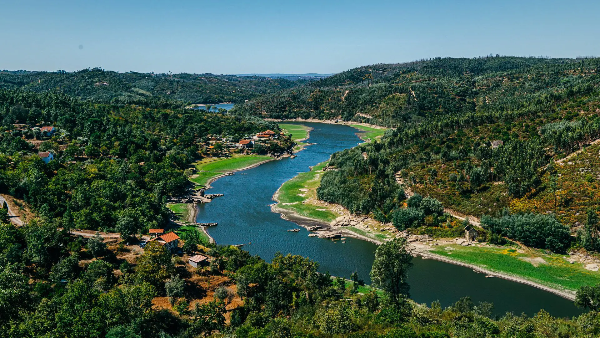 vista rio mondego Póvoa de Midões